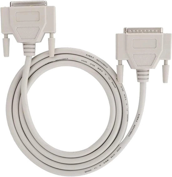 Cavo di estensione DB25 per Stampante e Fotocopiatrice - 25-pins Dataline maschio a femmina - 49 piedi di lunghezza