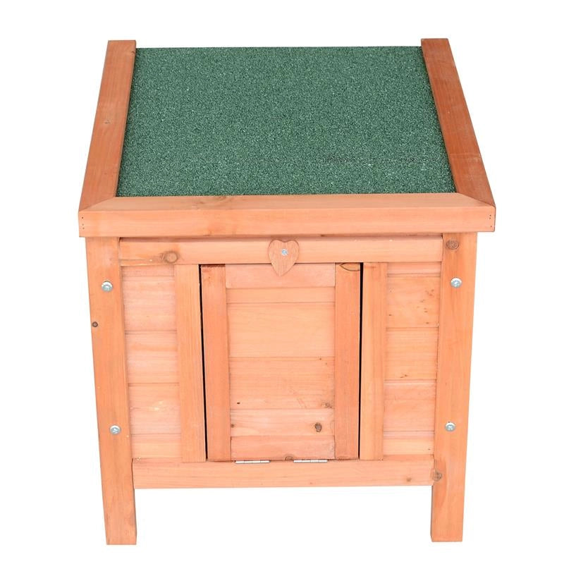 CONIGLIERA GABBIA PER PICCOLI ANIMALI CON TETTO APRIBILE IN LEGNO 51X42X43 CM