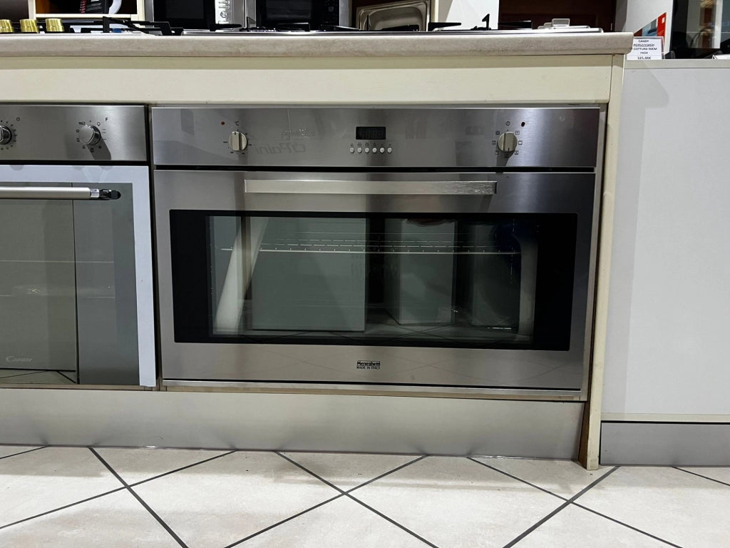 Forno da incasso meneghetti 90cm h.60cm elettrico ventilato 100 litri inox cl.a m84e/t