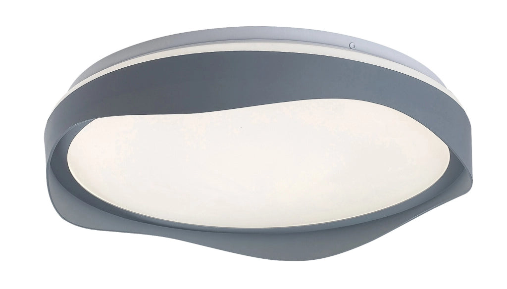 Plafoniera LED moderna tonda grigia Ø38cm 24W Rabalux