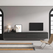 Mobile TV Soggiorno, 320x35x45cm, TV di grande formato, da appendere, Nero RF3626