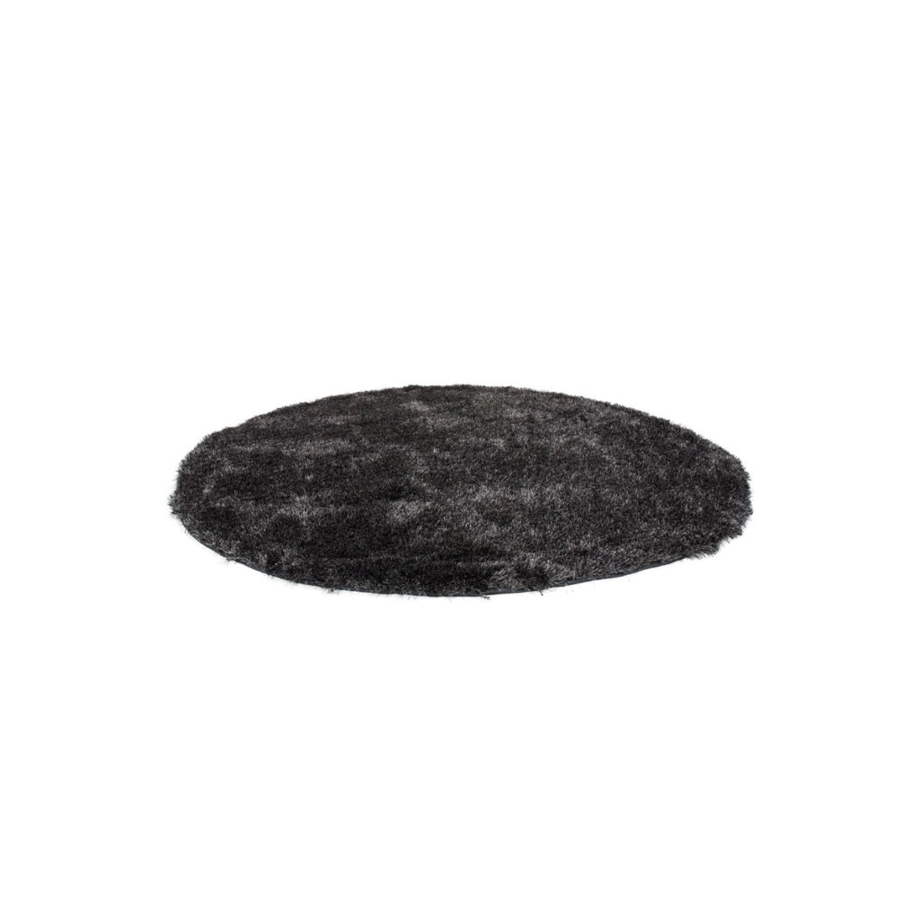 Tappeto rotondo Diamond 700 Shaggy in antracite