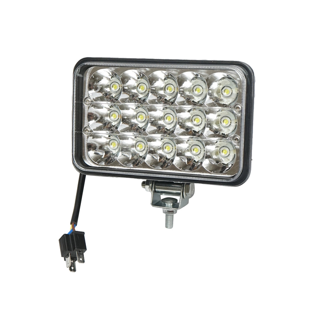 Lampada con 15 LED, 2 fasi, 9-60V, 15W, 6000K, Breckner Germany.