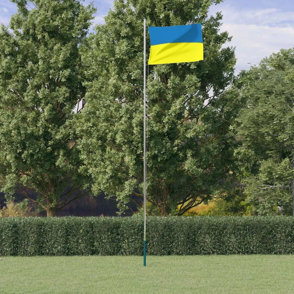 Asta e Bandiera Ucraina 6,23 m Alluminio CFW7833891