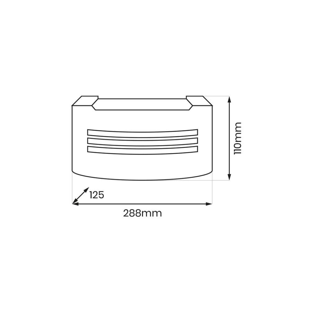Applique esterna Eko-Light Maxim 1 luce E27 IP54 nera