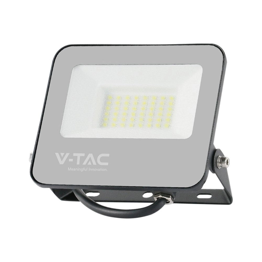 Faro LED 30W con Telecomando e Driver IC Integrato Colore Nero e Grigio Satinato RGB+6500K IP65