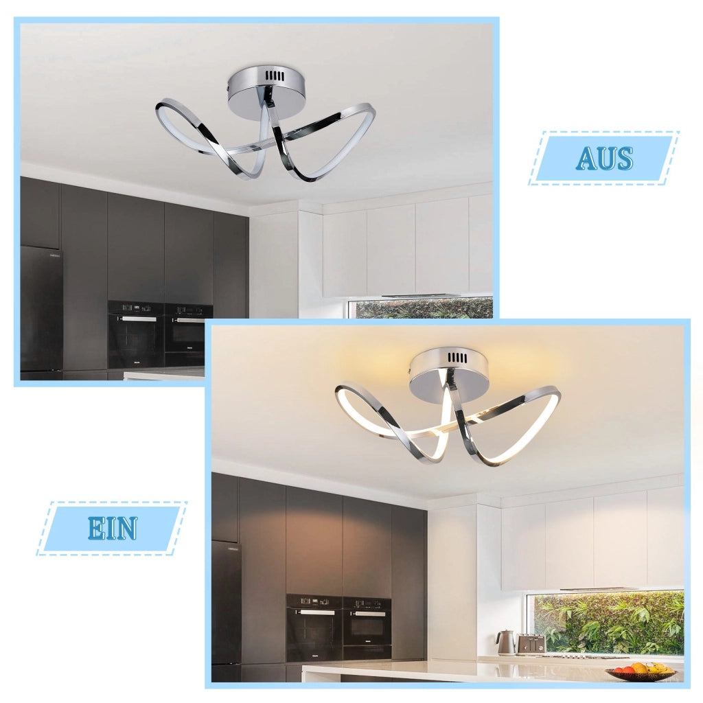 ZMH Lampada da soffitto LED 12W 3000K per soggiorno camera letto corridoio cucina
