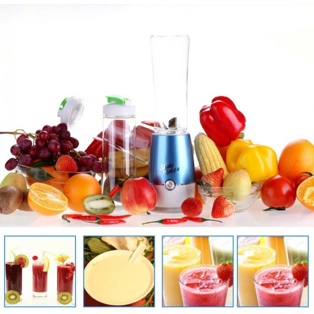 Trade Shop - Frullatore Shake N Take 2 Frappe Frutta Milkshake Gelato Fitness Palestra -