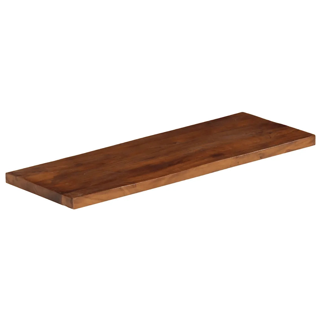 Piano Tavolo 80x40x3,8 cm Rettangolare in Massello di Recupero