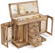 Scatola di decorazione per donna - cassettino in legno per gioielli - 1 pezzo - 36 x 25 x 25 cm