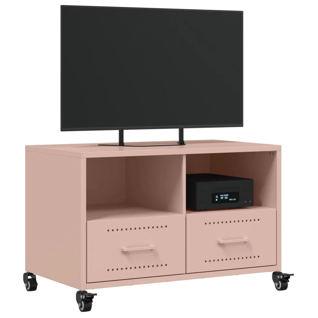 Mobile TV Rosa 68x39x43,5 cm in Acciaio 846699