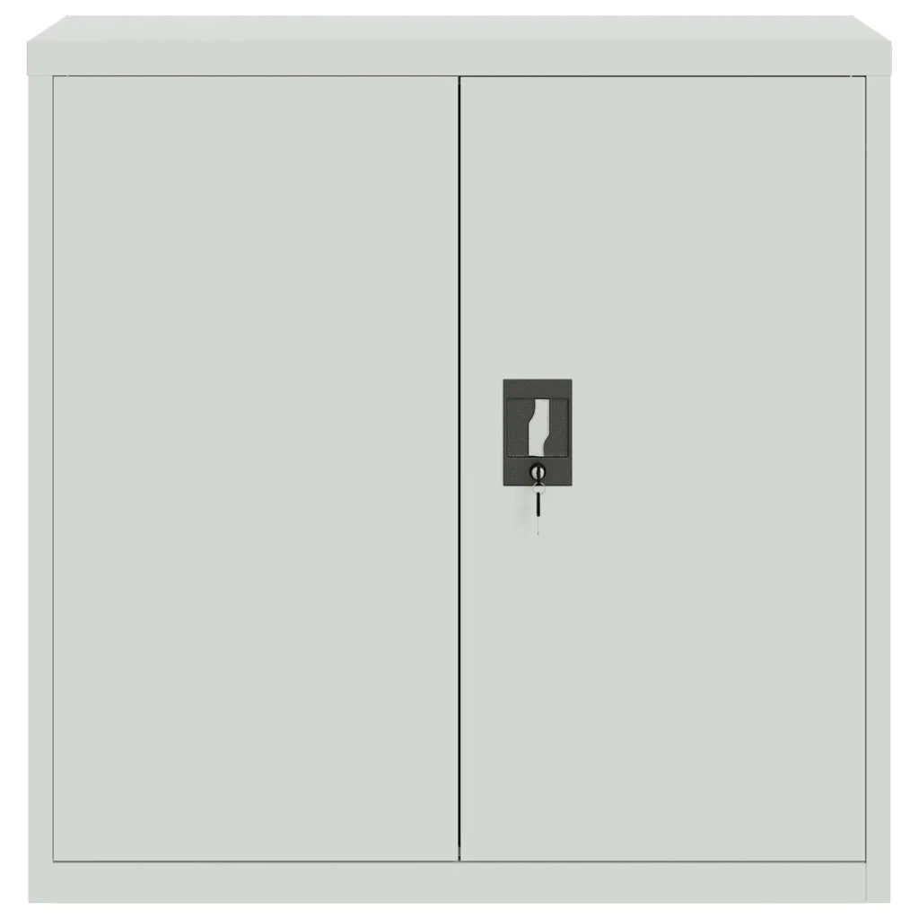 Armadio Classificatore Grigio Chiaro 90x40x130 cm in Acciaio 3188317