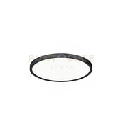 GPL323- PLAFONIERA D.30CM 3000-4000-6000K 2300-2400-2450LM 24W NERO OPACO