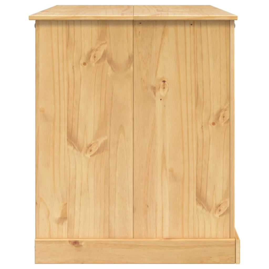 Carrello da Cucina 2 pcs Cera di Miele 112 x 77 x 91,5 cm