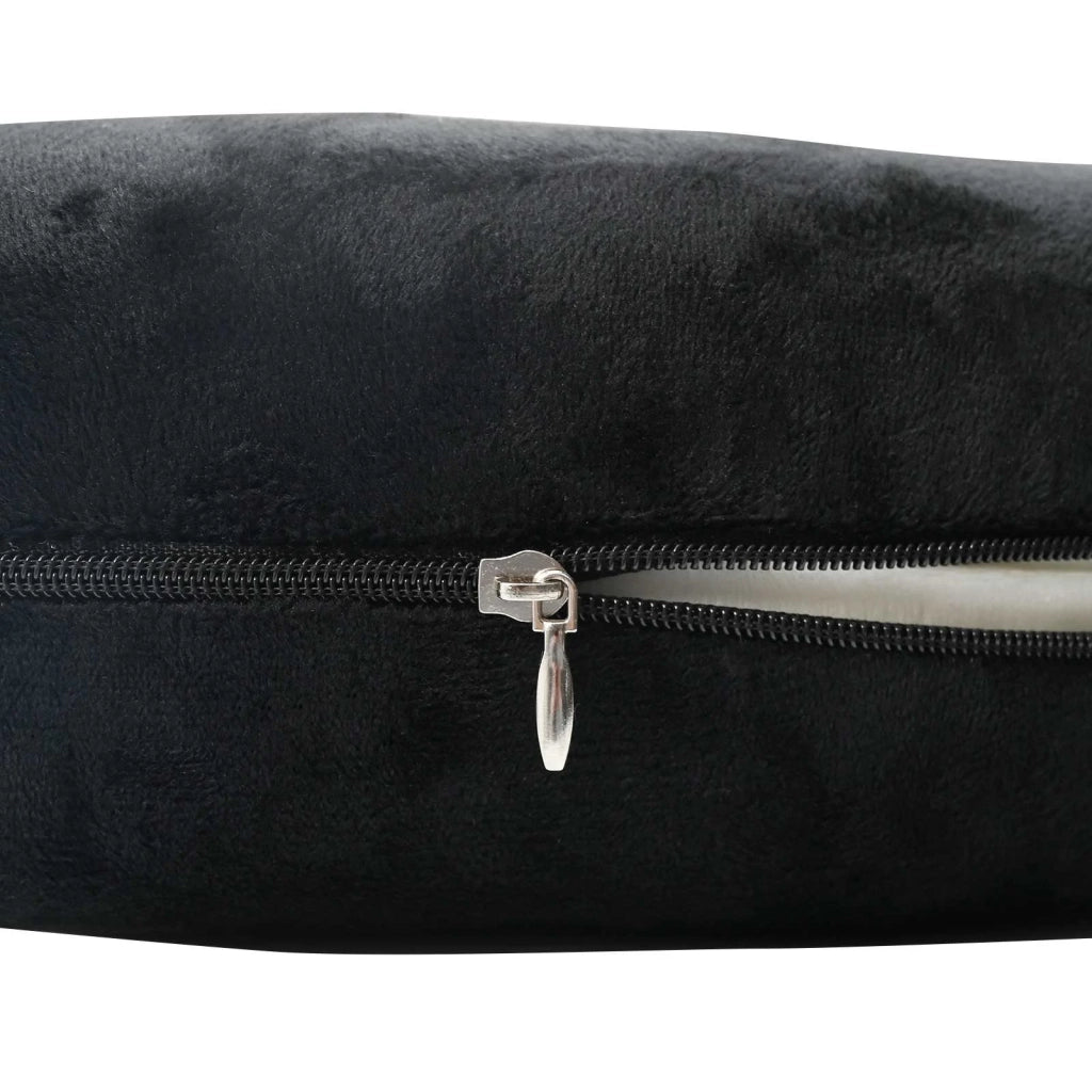 Cuscino da viaggio per il collo Nero Schiuma Memory CFW8068755