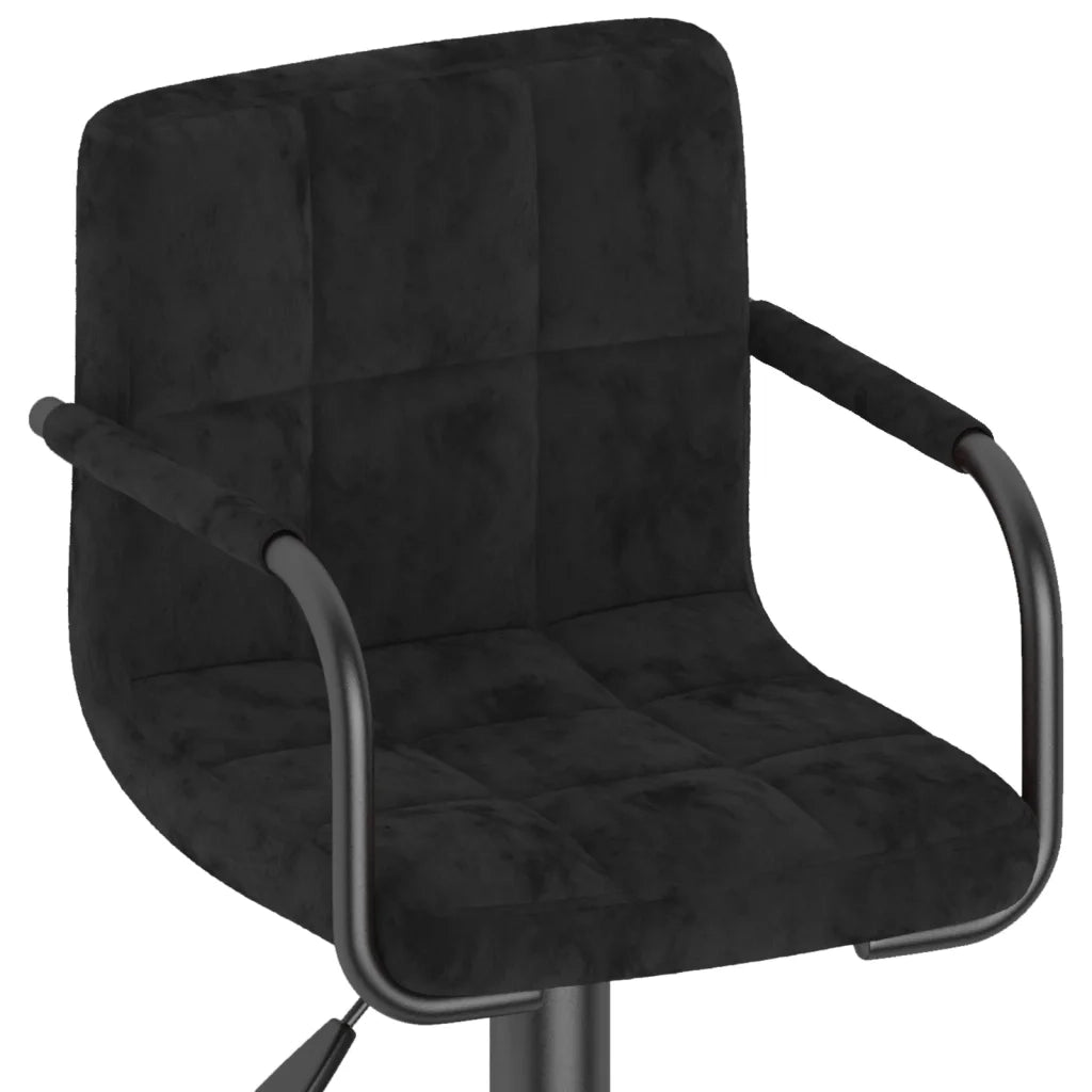 Sgabello da Bar Nero in Velluto cod mxl 57923