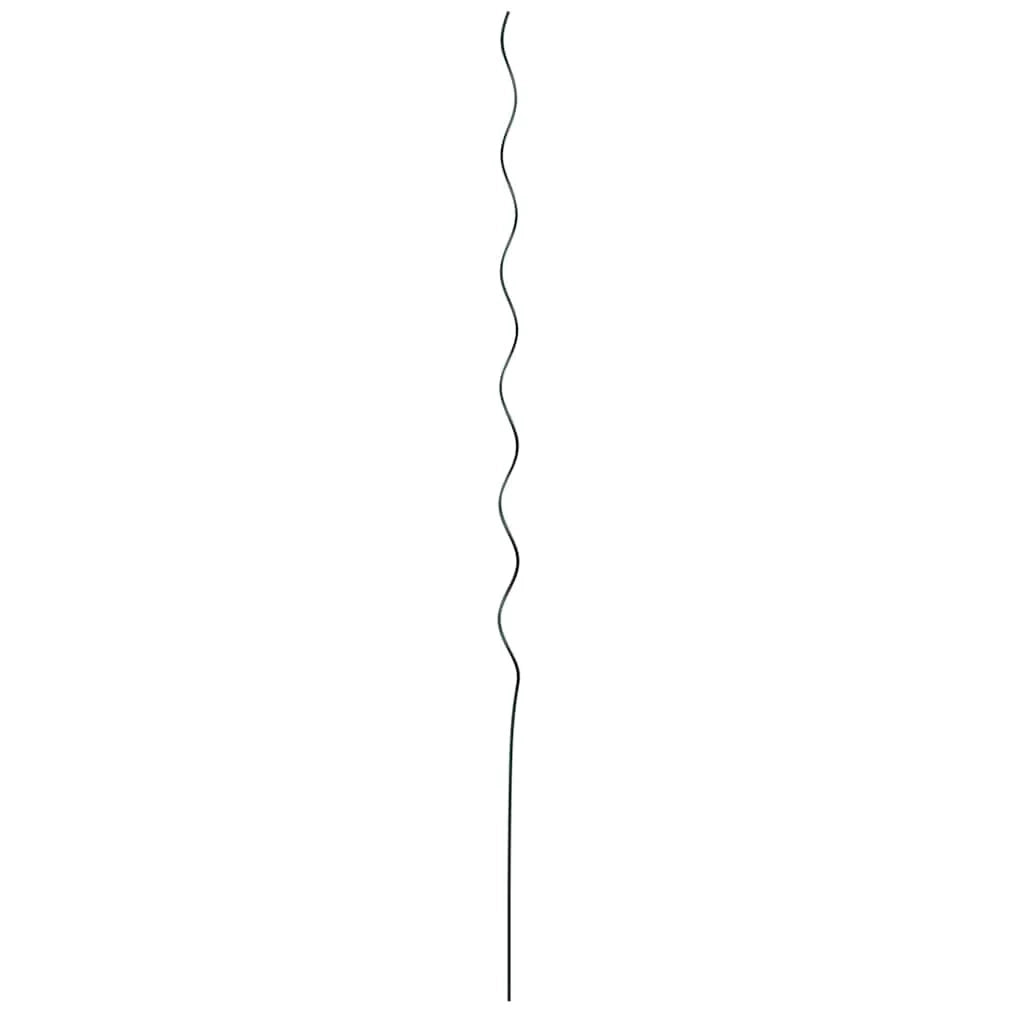 Set di 20 supporti per piante in acciaio a spirale minimalisti per uso in giardino 110 x 0,6 x 0,6 cm resistenti verdi 02_0058238