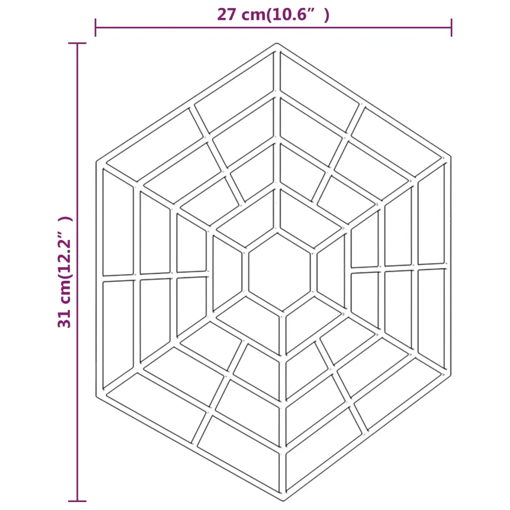Protezioni per Laghetto 40 pz Nero in Polipropilene CFW4669630