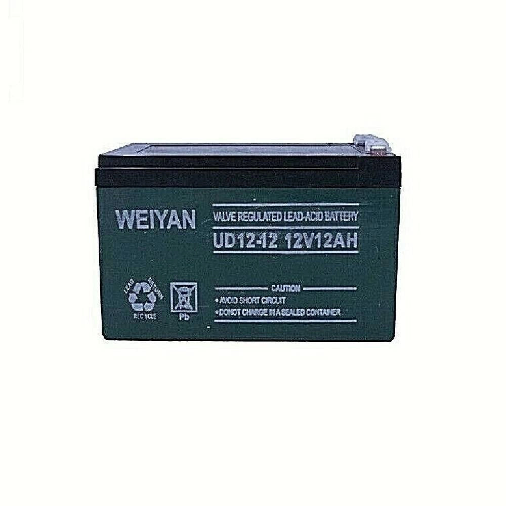 Trade Shop - Batteria Ermetica Ricaricabile Ud12-12 12v12ah Gruppo Continuità Giocattoli -
