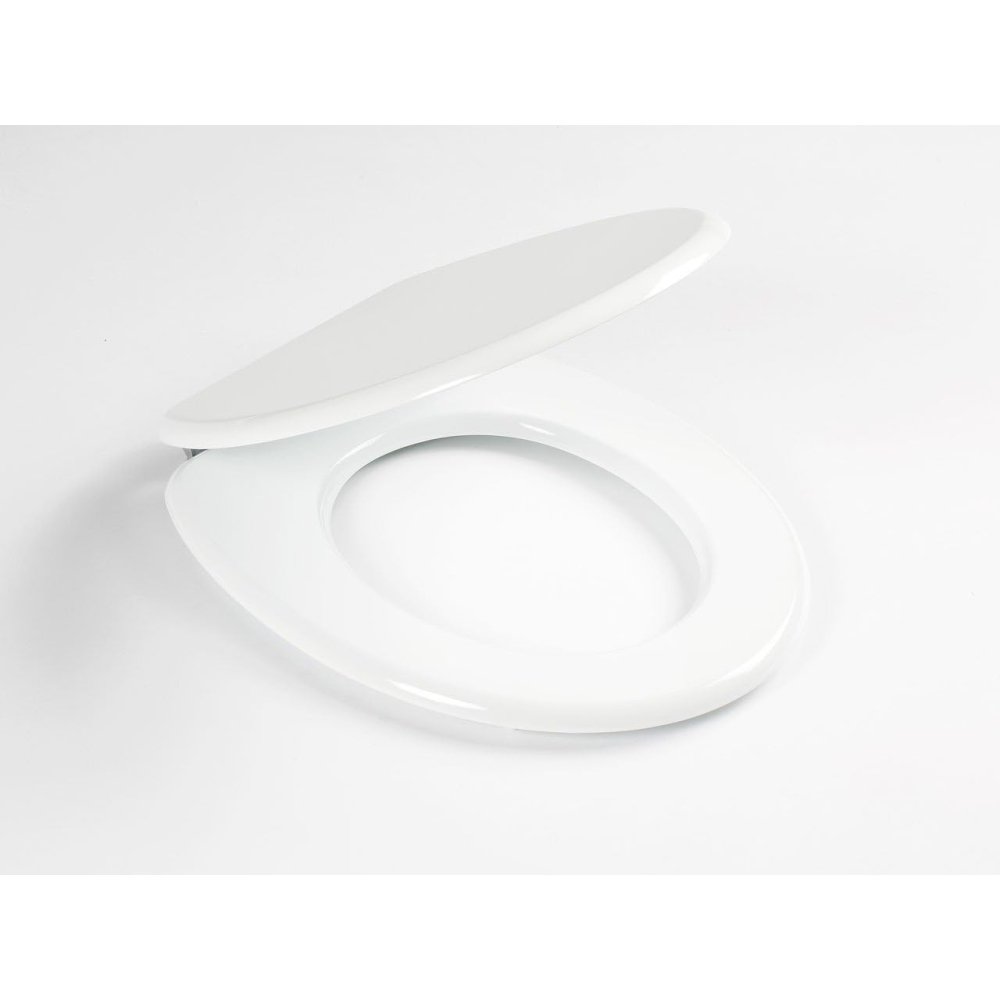 Sedile wc tavoletta in plastica carrara & matta bianco universal