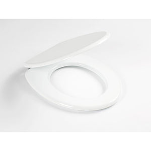 Sedile wc tavoletta in plastica carrara & matta bianco universal