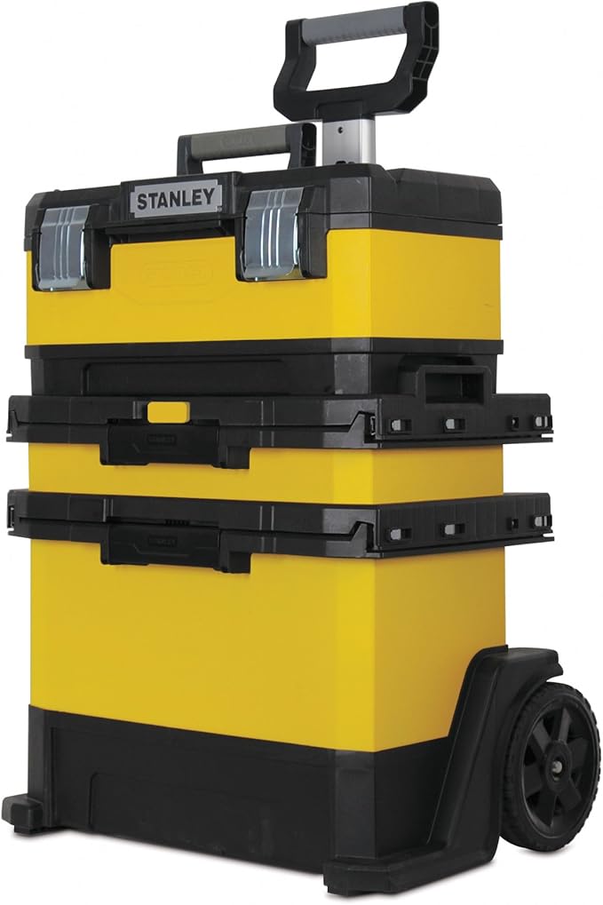 Carrello porta utensili giallo Stanley in polipropene e metallo 1-95-621