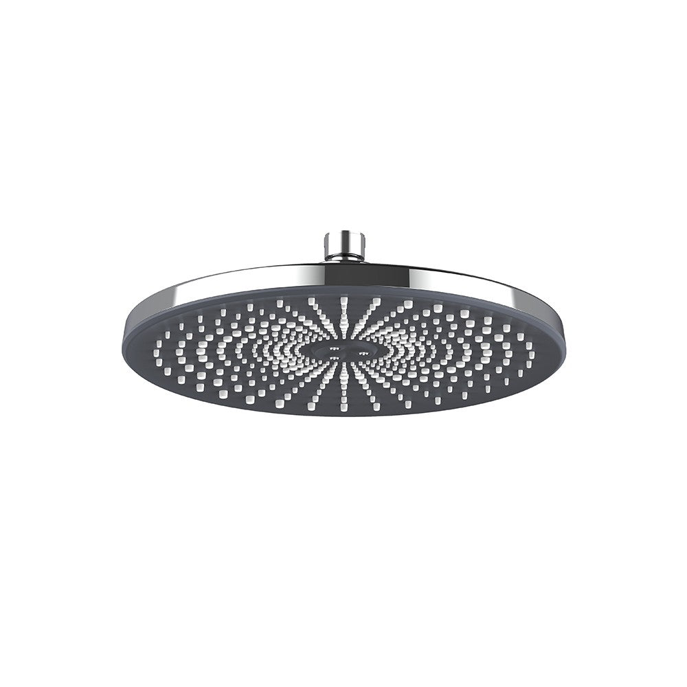 Soffione nero e cromato 1 funzione - Serie Vortex