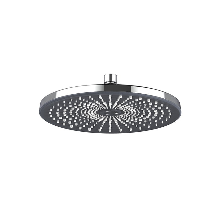 Soffione nero e cromato 1 funzione - Serie Vortex