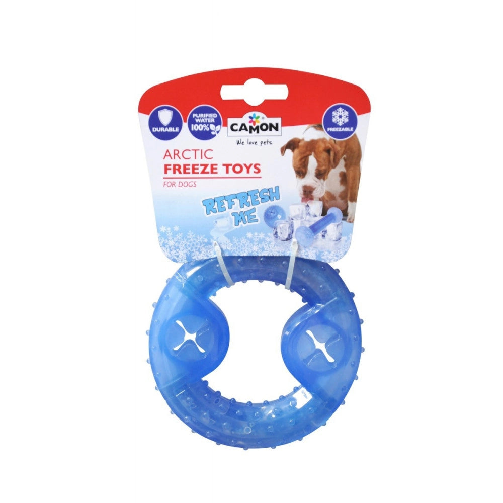 Trade Shop - Gioco Per Cani Giocattolo Per Cane A Forma Di Anello Freezerino Rinfrescante -