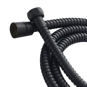 Flessibile nero da 150 cm in acciaio inox