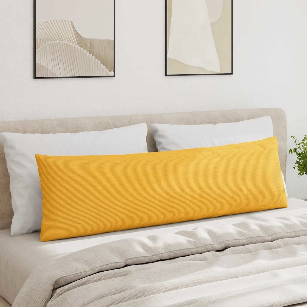 Cuscini da Divano 2 pcs Giallo Chiaro 145 x 40 cm
