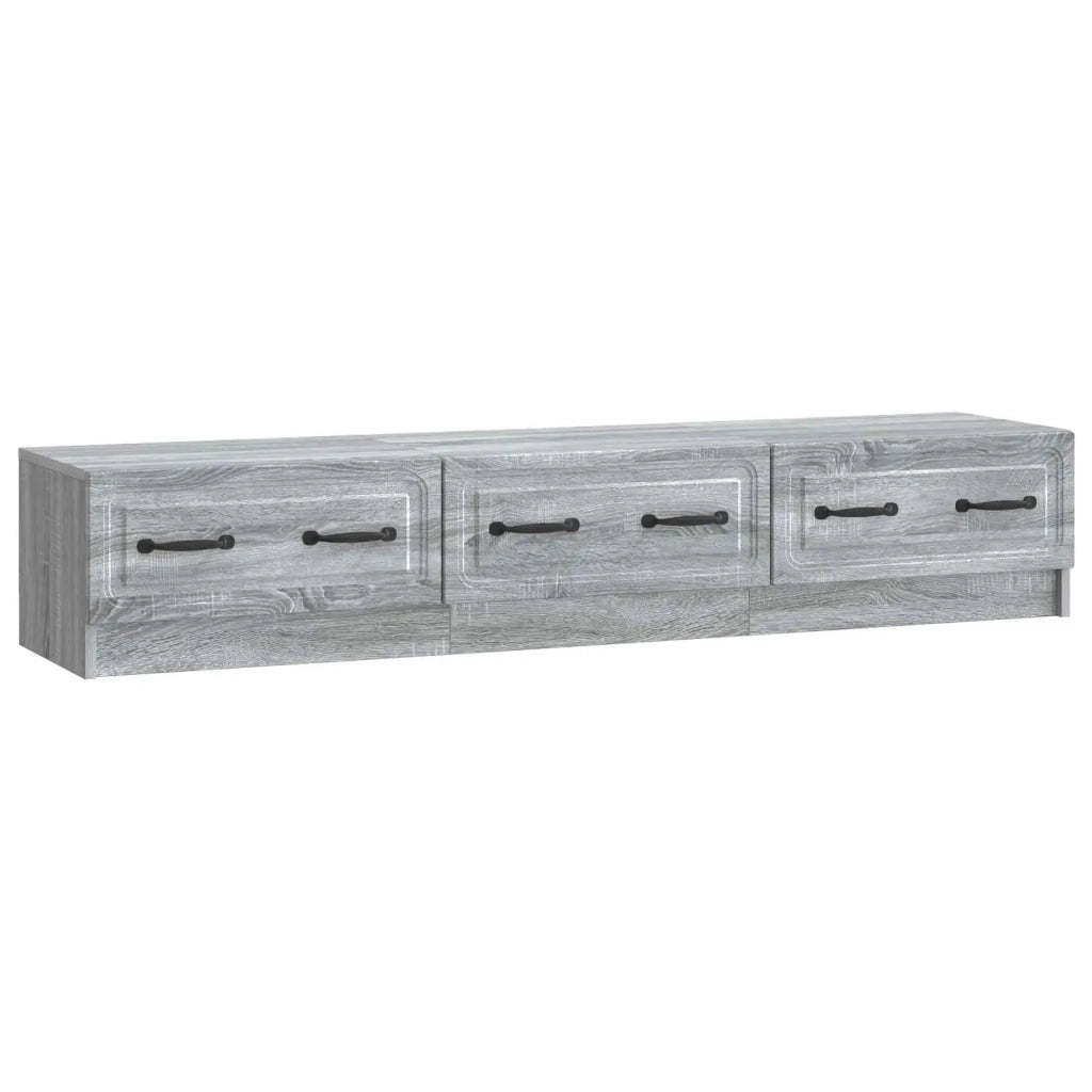 Mobile TV Grigio Sonoma 147 x 34,5 x 27 cm Legno ingegnerizzato 895861