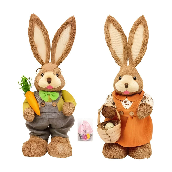 Coniglio impagliato (2 Pezzi) - LUXIN