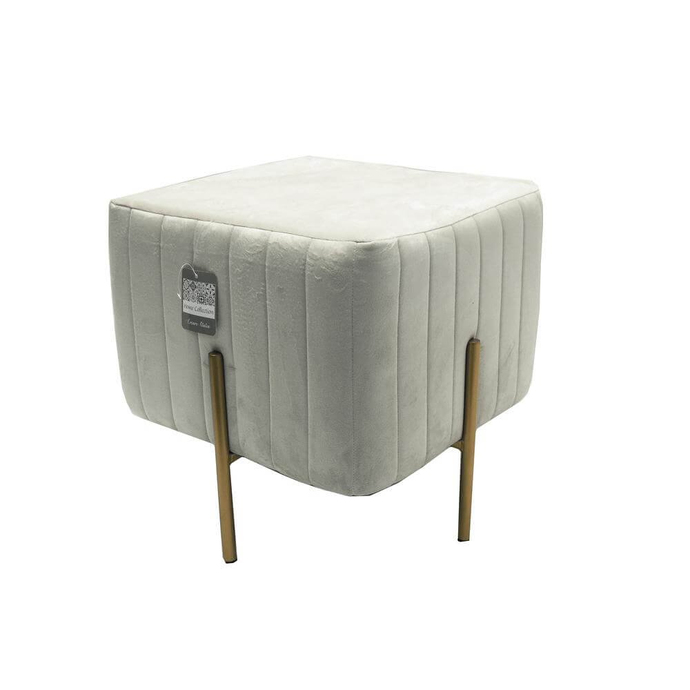 Pouf velluto (2 Pezzi) - IGNIFERA