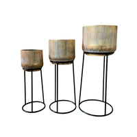 Set di 3 portavasi - HYDRA