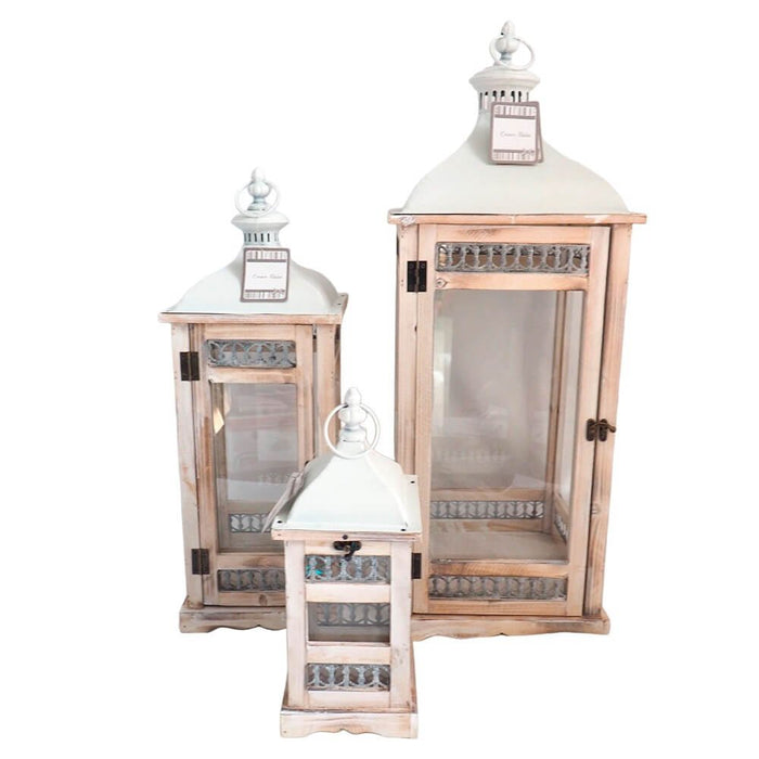 Set di 3 lanterne - LEONE