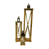 Set di 3 lanterne - VULCANO