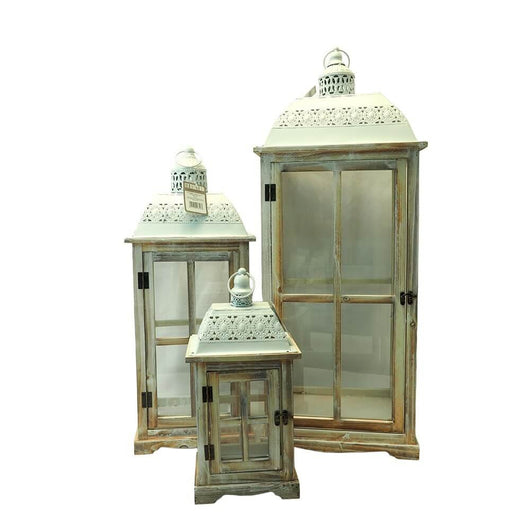 Set di 3 lanterne - SABBIA