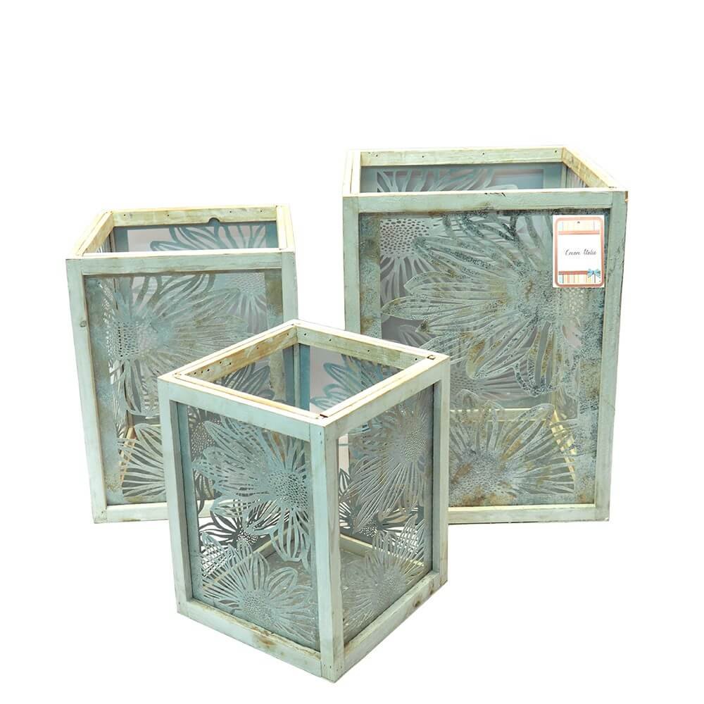 Set di 3 lanterne - GALASSIA