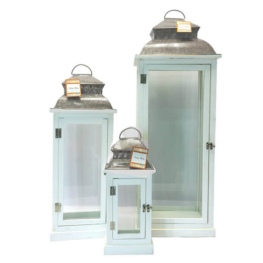 Set di 3 lanterne - VIOLA