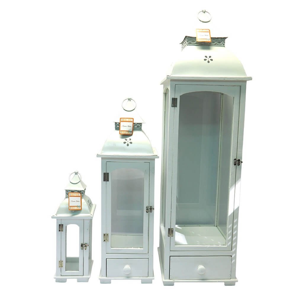 Set di 3 lanterne - ORIZZONTE