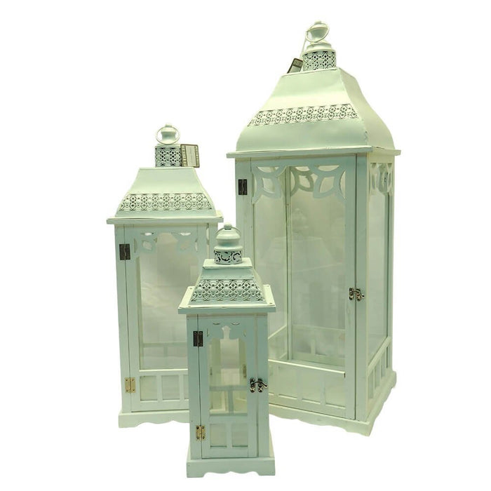 Set di 3 lanterne - SATURNO