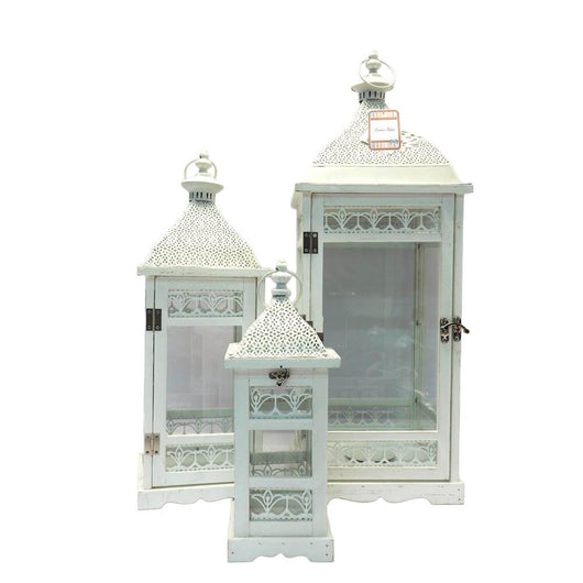 Set di 3 lanterne - ARGILLA