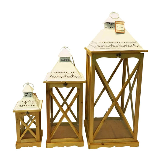 Set di 3 lanterne - NEBULOSA