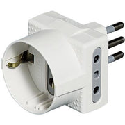 Adattatore Tris bianco 10A