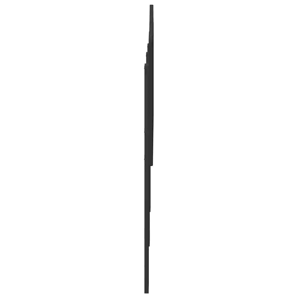 Testiera-Testata-Testiera Decorativa Rovere Nero 140 cm Legno multistrato 251868