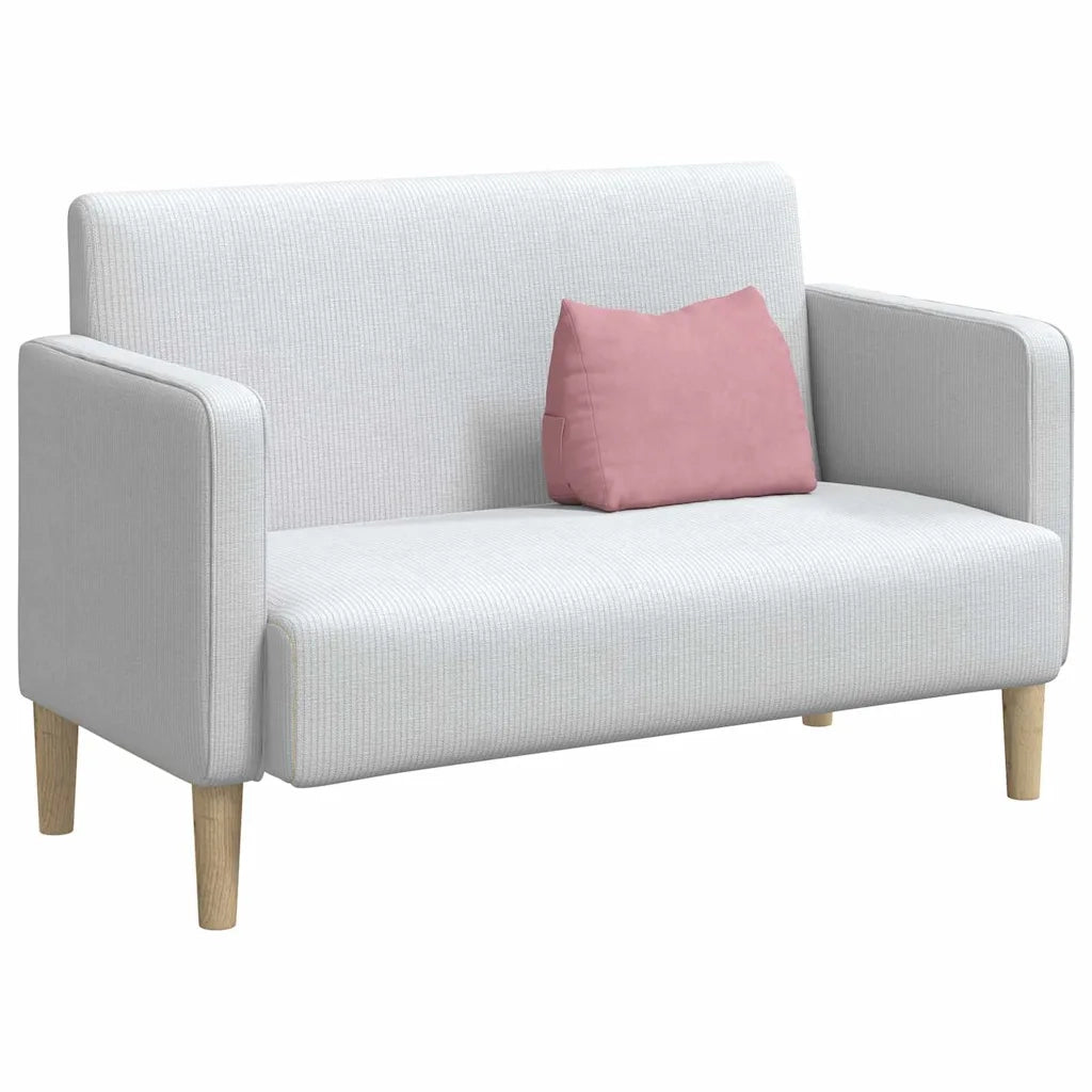 Cuscino per Schiena Rosa 45 x 20 x 35 cm Tessuto in Cords 42015023