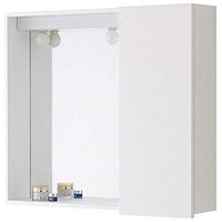 SPECCHIERA 67X16XH60CM CON 1 ANTA BIANCA LUCIDA