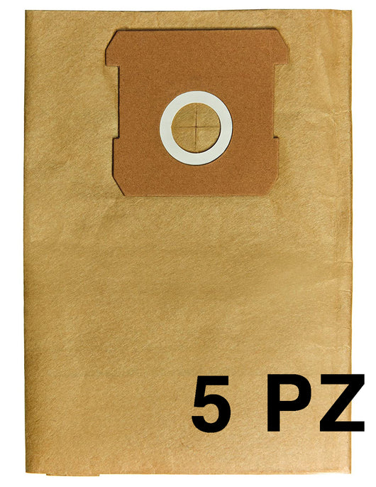 Sacchetti Filtro Carta Einhell 2351159 Aspirapolevere Aspiratutto Bidone 12 Lt