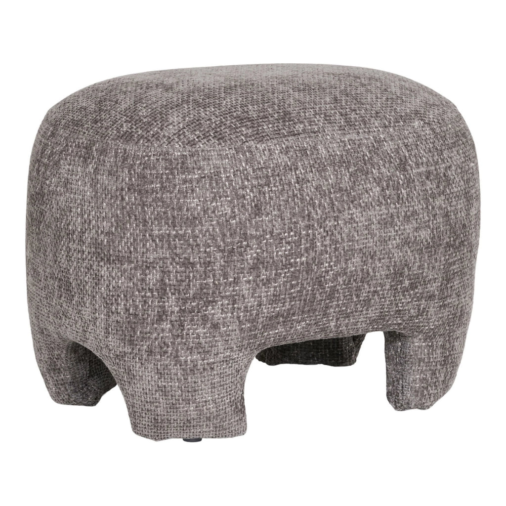 Pouf Nazare, Beige, Poliestere, 41x53x38 cm